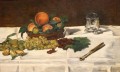Nature morte Fruits sur une table Édouard Manet
